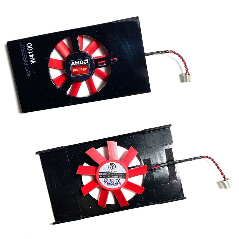 ใหม่สําหรับ AMD Radeon W4100 W2100 R7 350X 240 R5 340X HD8570 8550 8510 7570 6570 กราฟิกการ์ดพัดลม P