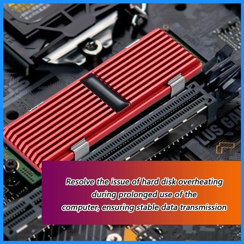 Luk M 2 SSD ฮีทซิงค์ 2280 SSD ความร้อน NVMe SSD ความร้อน Pad NVMe ความร้อนสําหรับเกมคอนโซลเครื่องประดับ