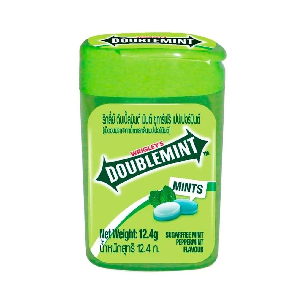 ริกลี่ย์ ลูกอมกลิ่นเปปเปอร์มินต์ Wrigley Peppermint Candy 12.4g.