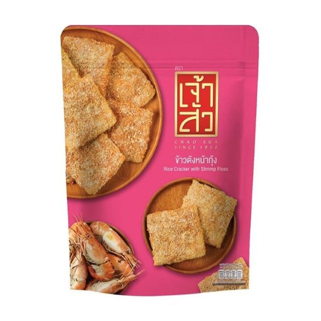 เจ้าสัว ข้าวตังหน้ากุ้ง Chao Sua Rice Cracker Shrimp Floss 80g.