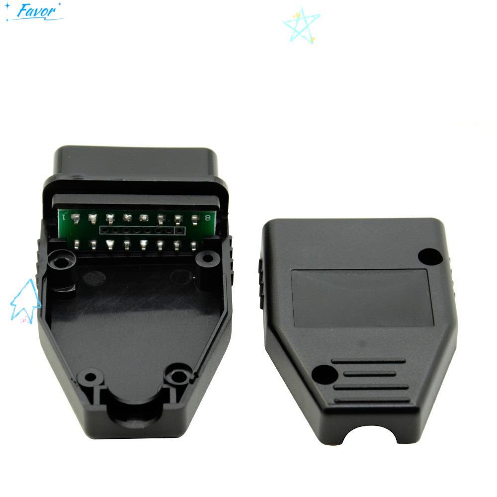 FAVOR OBD2 Connector อะไหล่ DIY อุปกรณ์เสริม OBD ปลั๊กชาย
