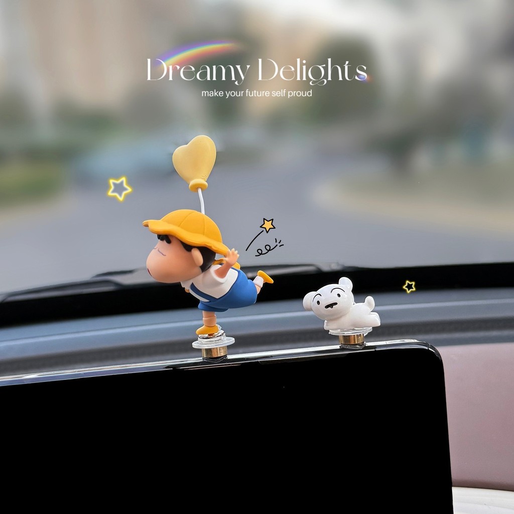 2026 New Car Turn Decoration Car Screen Decoration Car Accessories Dashboard Female Cute Goddess pT7