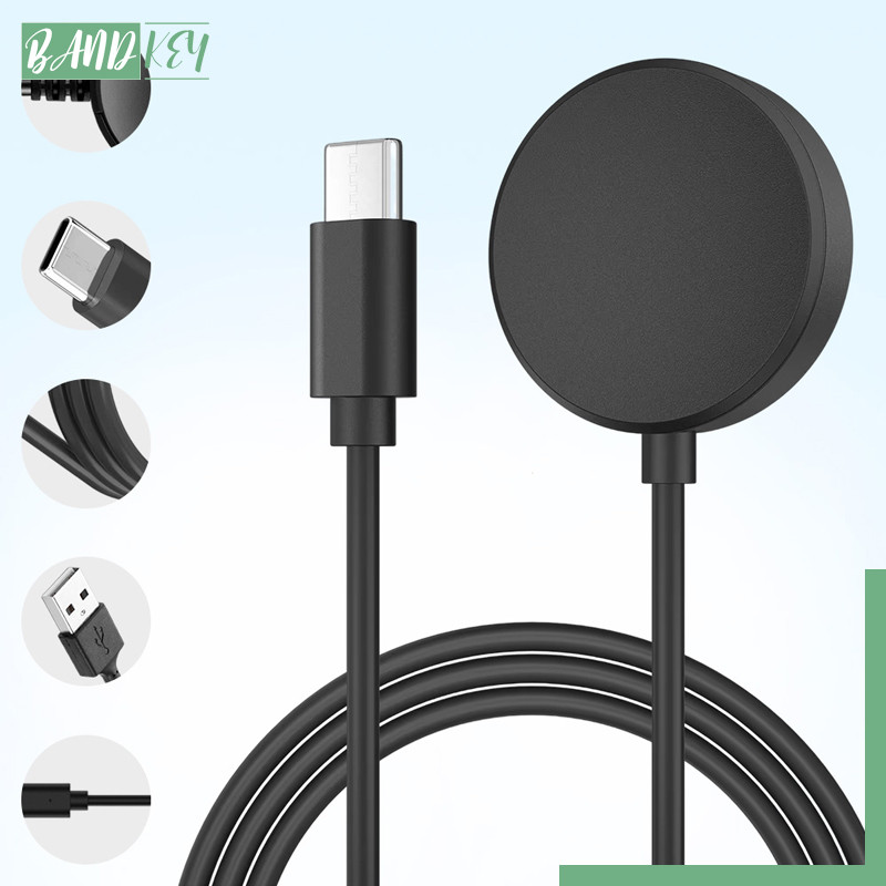 สายชาร์จ USB/Type-C สำหรับ for Samsung Watch 9 8/8 Classic/FE/7 44mm/6/6 Classic/Ultra 2 5 4