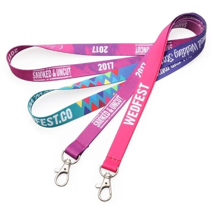Work Permit Lanyard แขวนคอเชือกที่กําหนดเองป้ายสลิงเชือกทํางาน Permit Lanyard นิทรรศการ