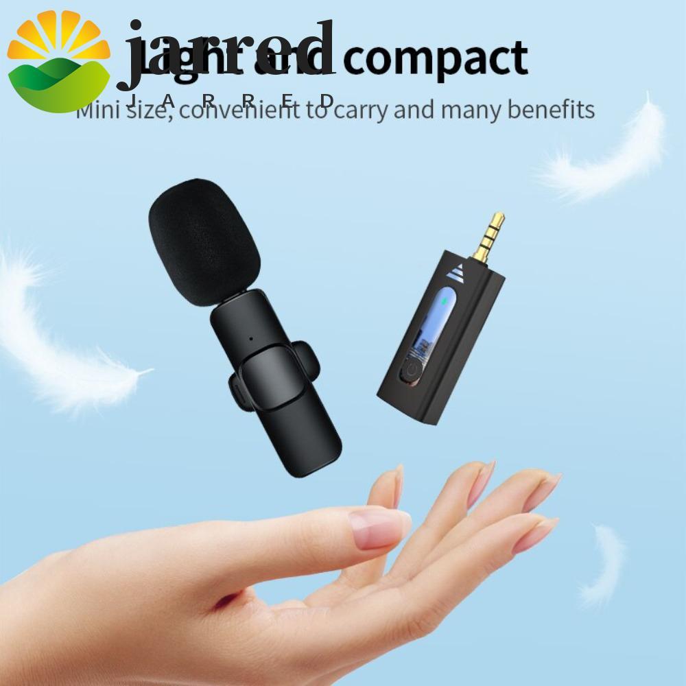JARRED K35 Lavalier Lapel Microphone, Omnidirectional Wireless K35 Condenser Mic, Professional Porta