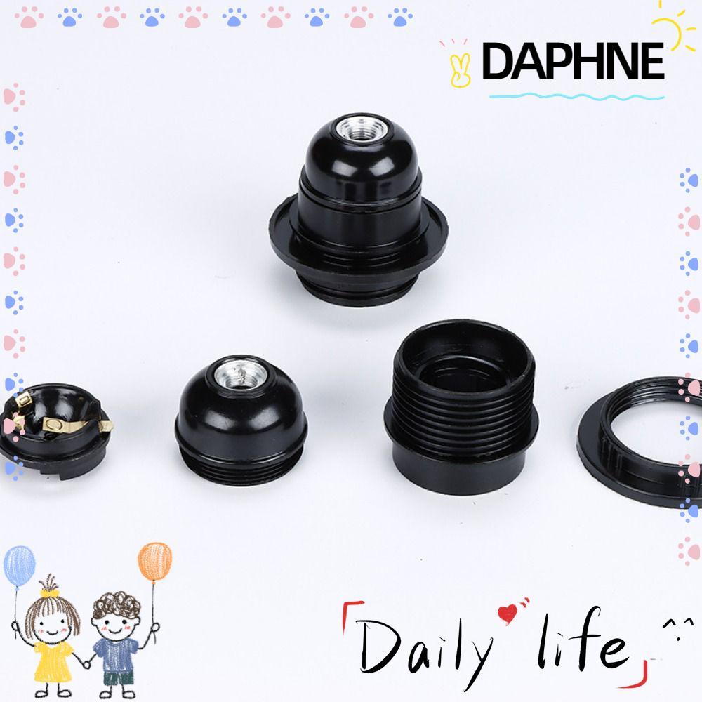 DAPHNE หัวโคมไฟเกลียว Self-Locking อุปกรณ์เสริมโคมไฟ E27 E14 ปากโคมไฟ