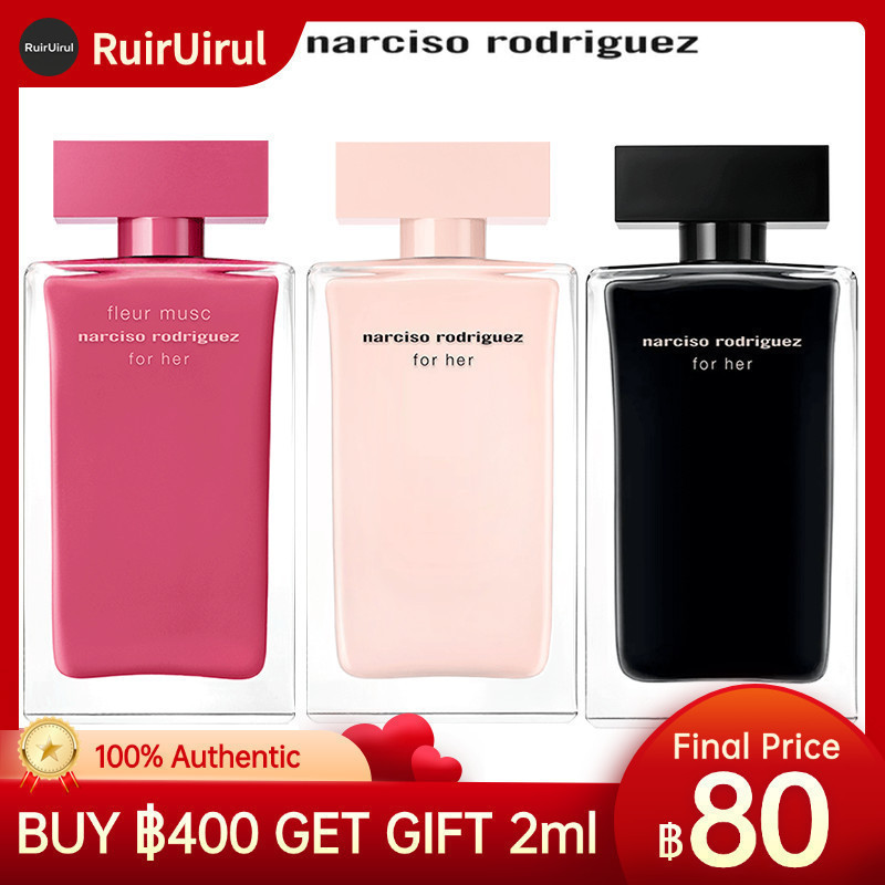 แท้ น้ำหอมแบ่งขาย Narciso Rodriguez for Her Eau de Parfum 2ML 5ML 10ML น้ำหอมแท้ 100%