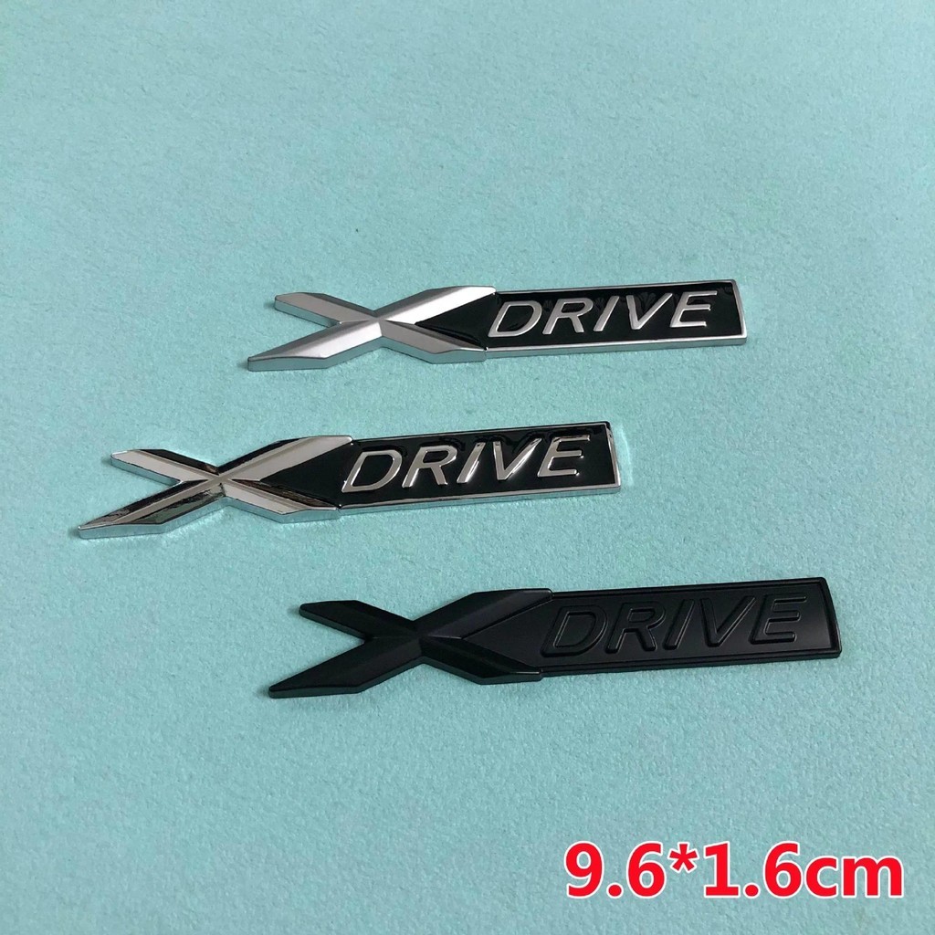 20X 3D โลหะ X ไดรฟ์โลโก้ Xdrive Emblem ป้ายชื่อรถ Trunk Badge สําหรับ 328i 525 535d 530d G20 F10 Xdr