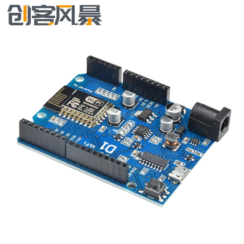 WeMos D1 UNO R3 บอร์ดพัฒนา ESP-12E ESP8266 WiFi IoT Microcontroller โมดูล