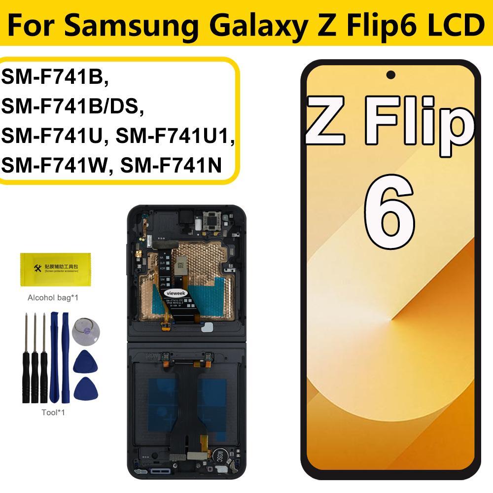TFT Z Flip6 สําหรับ Samsung Galaxy Z Flip6 LCD F741 F741B F741U จอแสดงผลสําหรับ Samsung Z Flip 6 LCD