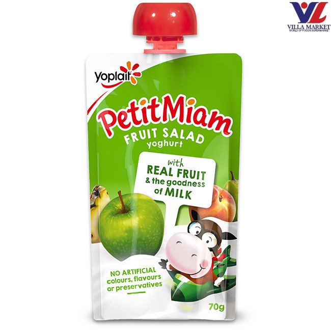 Yoplait Petit Miam Squeezie Fruit Salad โยเพลท์ เปอติ มีอาม สควีซซี่ รสผลไม้รวม