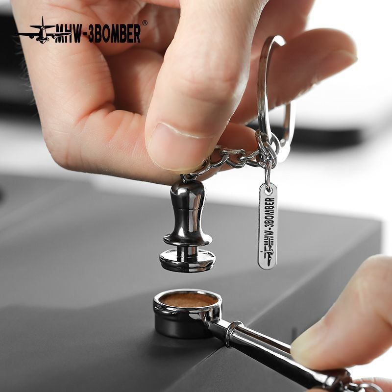 New coffee-themed keychain pendant mini souvenir mhw-3bomber People12y Flowers produced by the bombe