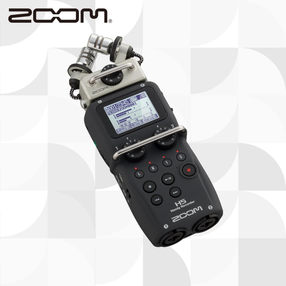 ZOOM H5 Handy Audio Recorder เครื่องบันทึกเสียง【ส่งตรงจากญี่ปุ่น】