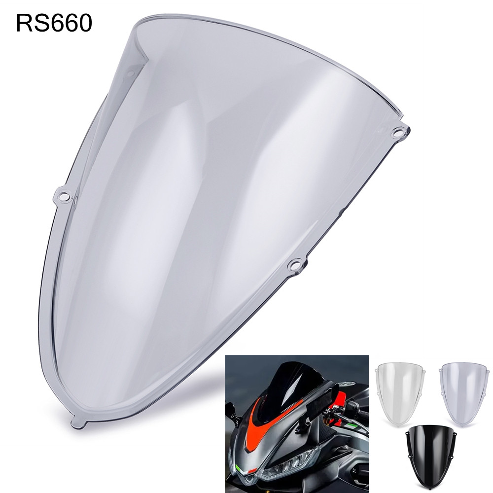 สําหรับ 2020-2024 Aprilia RS660 กระจกสําหรับ Aprilia RS 660 RS660 ด้านหน้ากระจก Fairing Cover