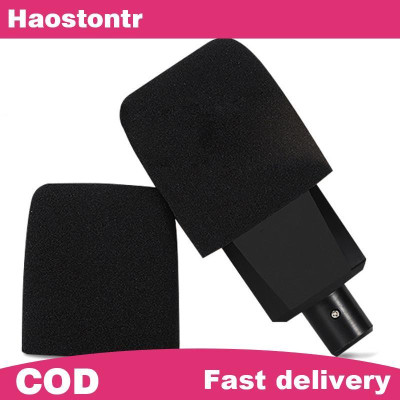 Haostontr ฟองน้ําโฟมสําหรับ AM8 ไมโครโฟนความหนาแน่นสูง Mic กระจกกรองลดเสียงรบกวนสําหรับ AM8 Mic Muff
