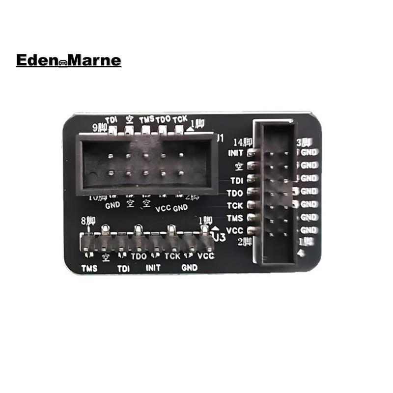 [Eden_Marner]Downloader Adapter 2.54mm 10P to 2.0mm 14P Adapter Downloader Programmer Single Row 8P 