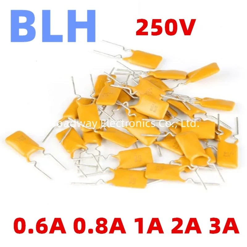 10PCS PPTC 250V รีเซ็ตฟิวส์ 0.6A 600MA 0.8A 800MA 1A 1000MA 2A 2000MA 3A 3000MA