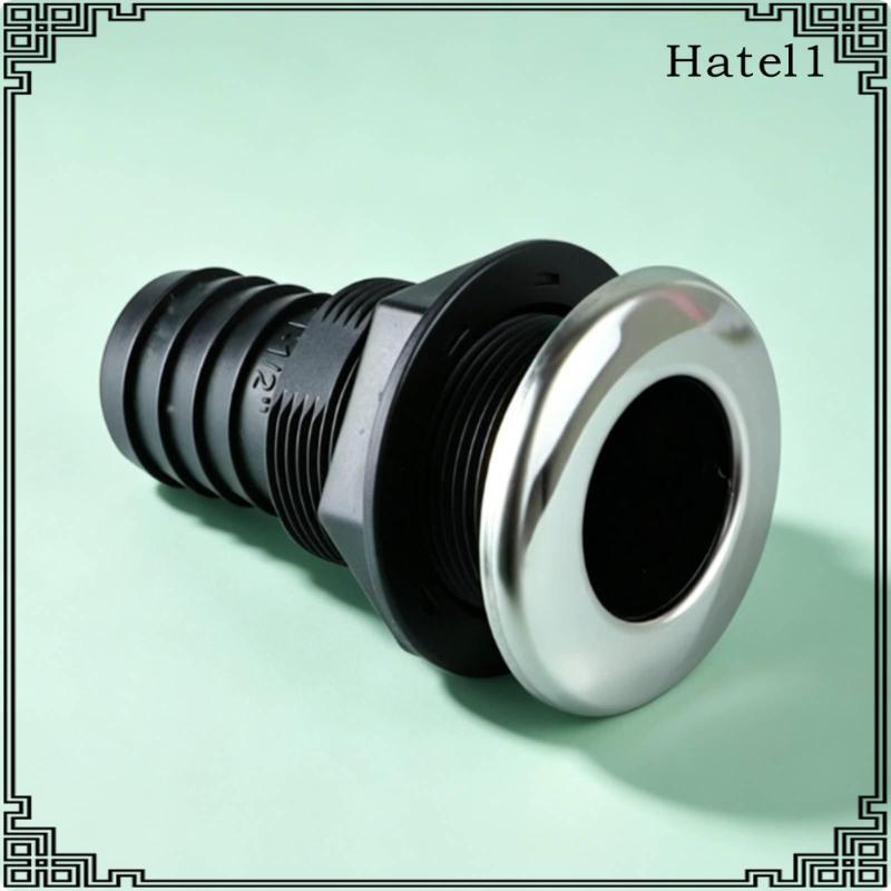 [Hatel] Premium Marine Drain Outlet เกลียว Thru-hull Fitting พร้อมล็อคอ่อนนุชสําหรับเรือยอชท์เรือใบแ