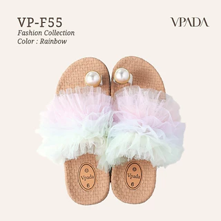 Vpada_sandals_VP-F55 Fashion Collection รองเท้าแตะชายหาดแบน รองเท้าแตะแฟชั่น