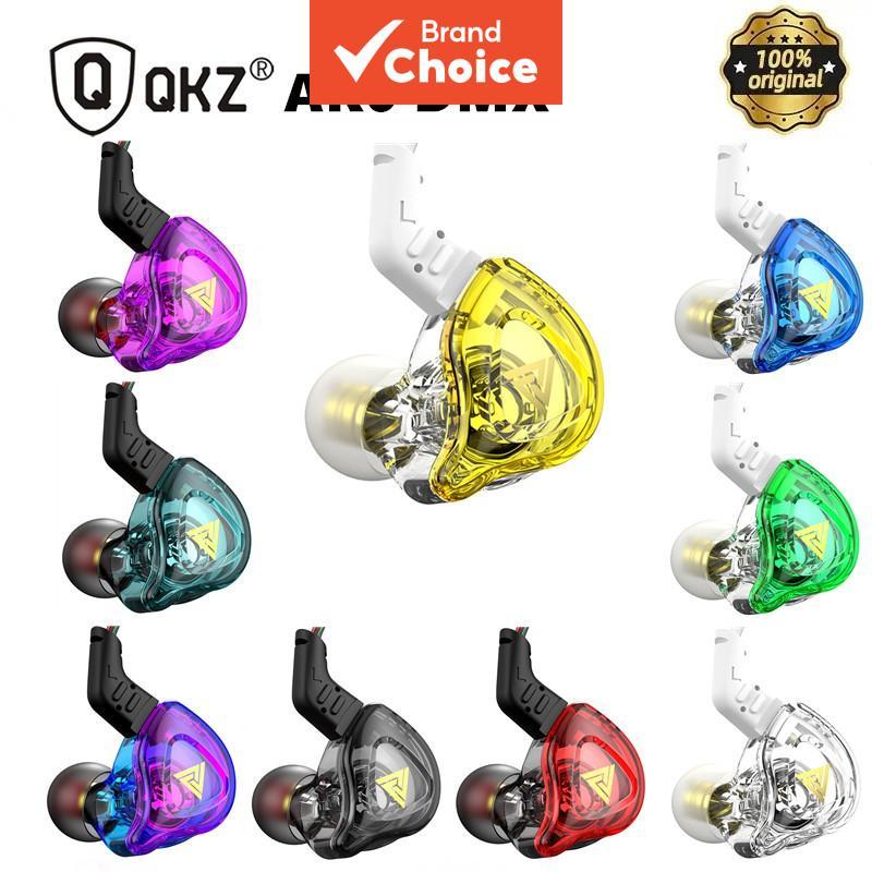 หูฟังอินเอียร์ QKZ AK6 DMX มาพร้อมไดร์เวอร์ไดนามิก ให้เสียงสเตอริโอ HiFi เบสแน่น ตัดเสียงรบกวน มีไมโ