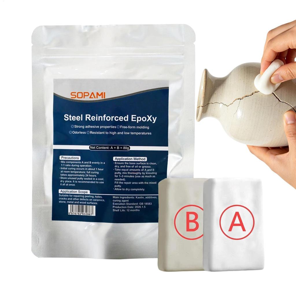 Epoxy Putty Fast Repair Epoxy Clay Quick Dry Long-Lasting Multi-Purpose Ceramic Clay Epoxy Putty สํา