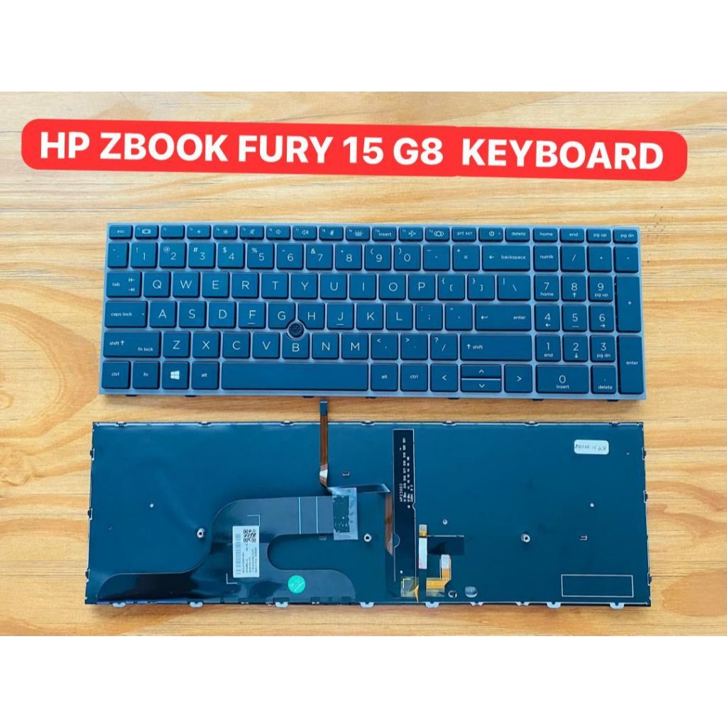 H คีย์บอร์ด ZBOOK FURY 15 G8 คีย์บอร์ด 15.6 นิ้ว G7 ZBOOK Fury 15.6 นิ้ว G8 C13C-5 แป้นพิมพ์แล็ปท็อป