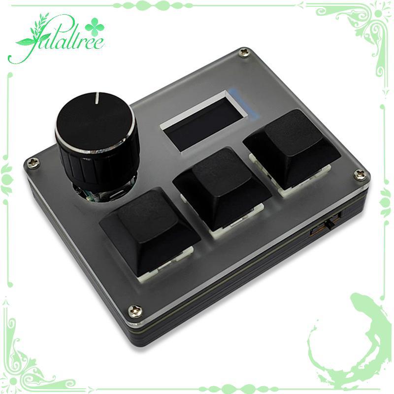 fulaltree3-Key คีย์บอร์ดแบบกําหนดเองแบบมีสาย Blue Switch OSU คีย์บอร์ดเกมพร้อมหน้าจอลูกบิด RGB Copy 