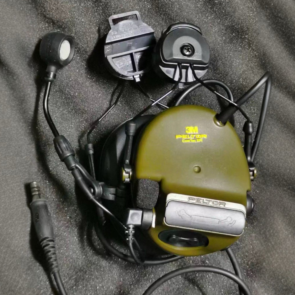 TCA COMTAC XPI VI PELLER พร้อม ARC Hanger Pickup หูฟังตัดเสียงรบกวนพร้อมมาตรฐานด้านข้าง 3M