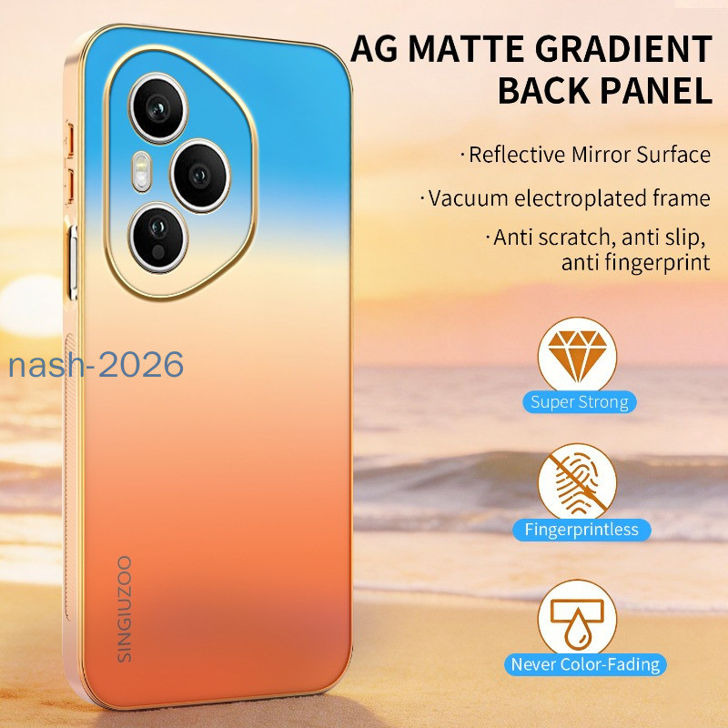 ปลอกสําหรับ Honor 400 Honor 400 Pro 400 Lite Honor 400 สมาร์ท 200 Pro การปรับแต่งเคสโทรศัพท์กันกระแทก Electroplated PC ฝาหลัง