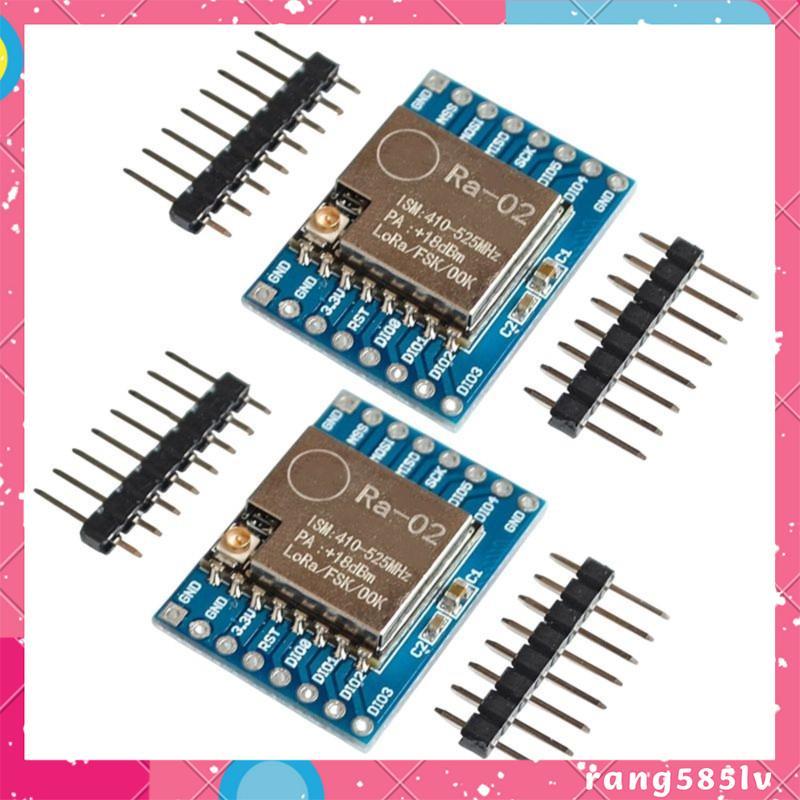 2PCS SX1278 LoRa โมดูล 433MHZ SX1278 LoRa โมดูล 10KM Ra-02 โมดูลไร้สายไร้สาย Spread Spectrum Transmi