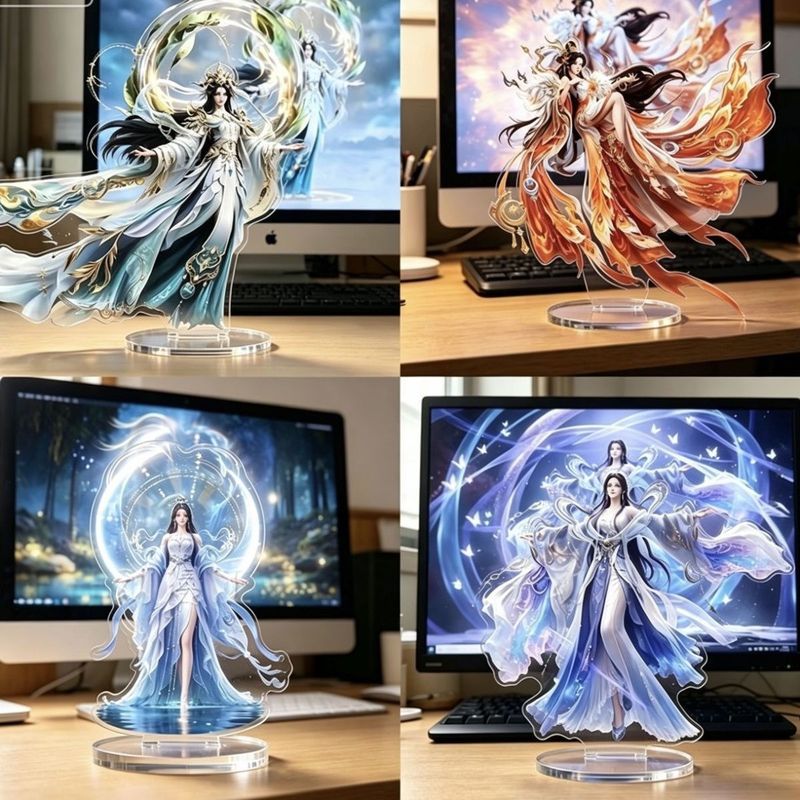 完美世界五周年限定周边自制灵儿柳神云曦清漪亚克力摆立牌礼8/6 Perfect World 5th Anniversary Limited Edition Merchandise: Custom-ma