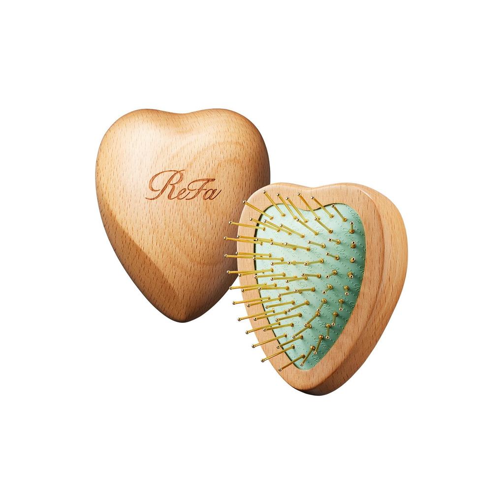 ReFa HEART BRUSH – Heart-Shaped Detangling Hair & Scalp Brush