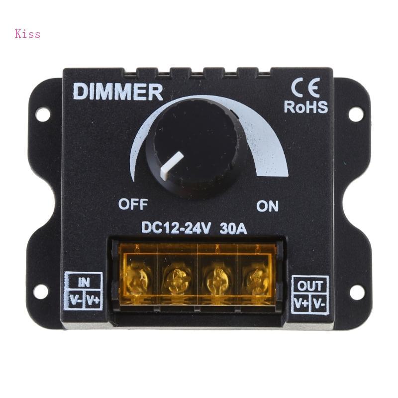 Kiss Knob ปรับความสว่างได้ ON Switch Dimmer PWM Dimming Controller สําหรับ Dimmer