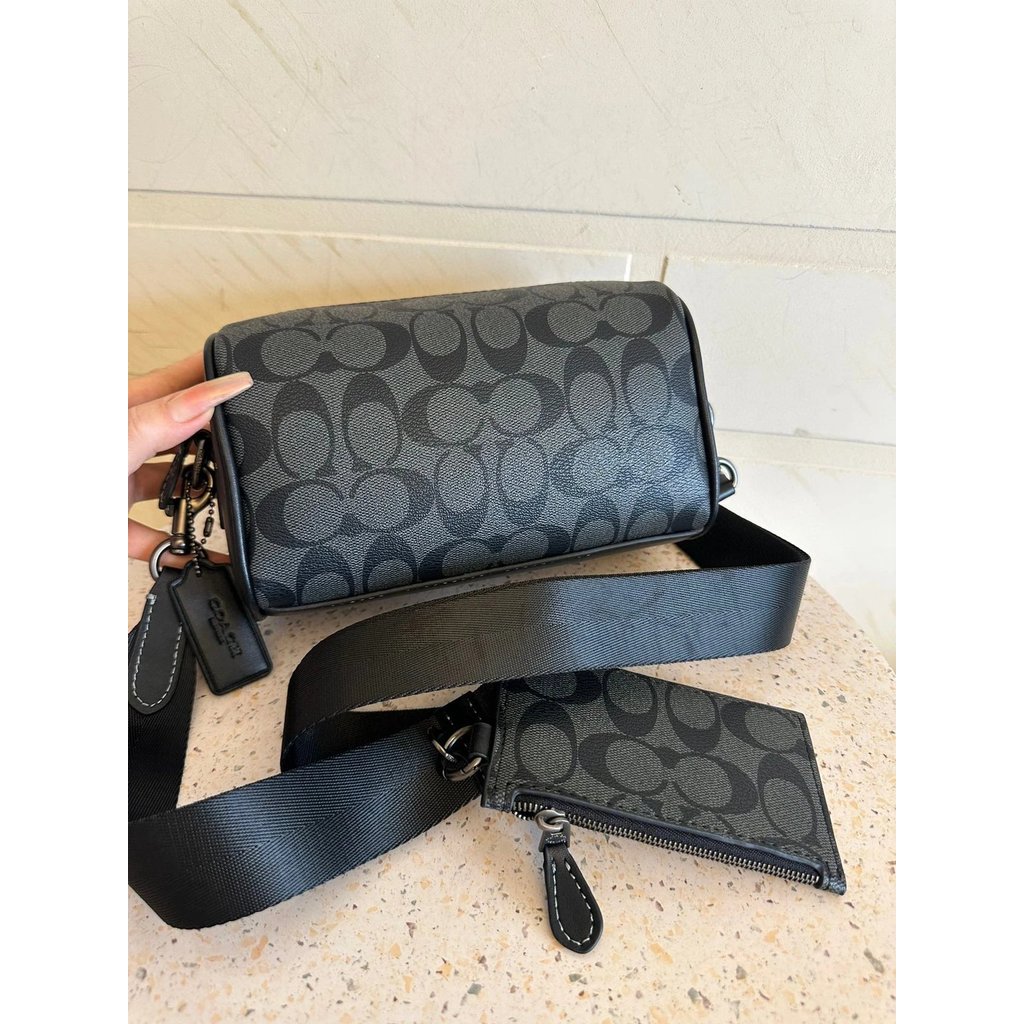 กระเป๋า Messenger ขนาดเล็ก Match Home Messenger Bag Male axls Laibai cj674 Two-in-One CXel Bag