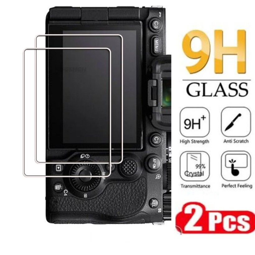 SONY 1-3PCSกระจกนิรภัยสําหรับSony A7IV A7III A7CII A7V A7RIV A7RV A7SIII A1 A1 II A7RII A7 ป้องกันหน้าจอแก้ว 9H Premium HD Anti-Scratchฟิล์มสําหรับกล้อง