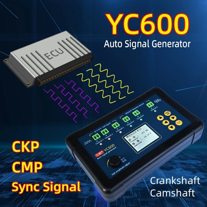 อัพเดท ZM12! ปี600 เครื่องกําเนิดสัญญาณรถยนต์หกช่อง อีคิว คอมพิวเตอร์เครื่องตรวจจับบํารุงรักษาเพลาข้
