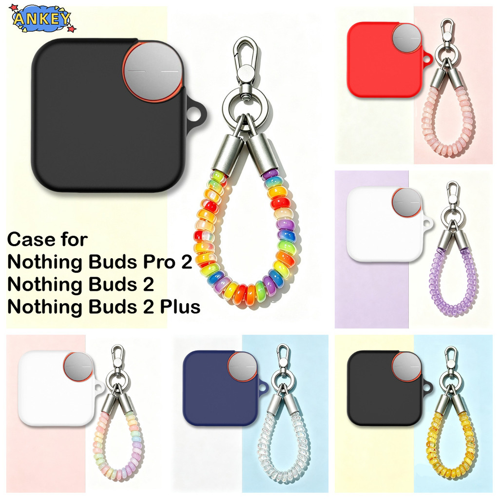 Compatible with Nothing Buds 2 Plus Bluetooth Earphone Silicone Protective Case for Nothing Buds Pro
