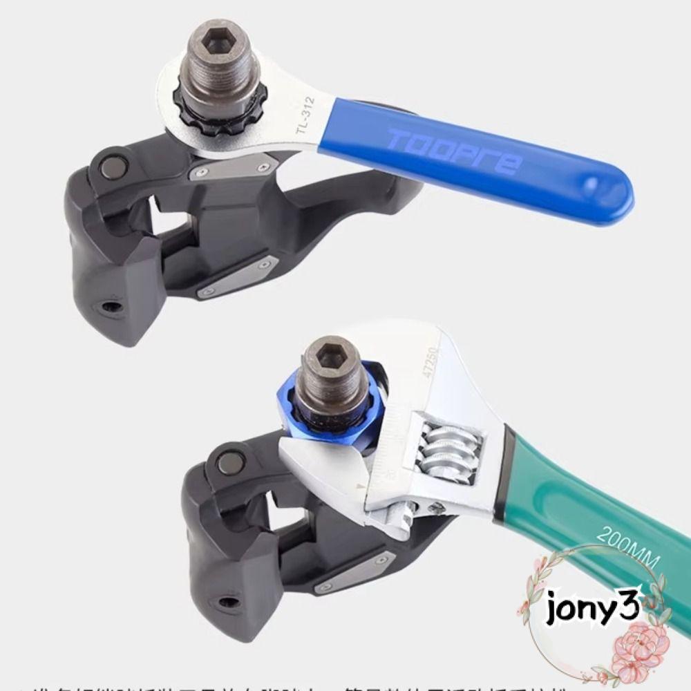 JONY เครื่องมือกําจัดคันเหยียบจักรยาน, 10T Wear-resistance Pedal แกนเครื่องมือ,Multi-functional Peda