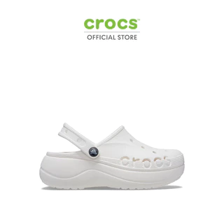 CROCS รองเท้าลำลองผู้หญิง BAYA PLATFORM CLOG รุ่น 208186100 - WHITE