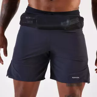 Decathlon Men'S Trail Running Shorts-Kiprun Run 900 Ultra กางเกงขาสั้นผู้ชายทรงหลวมสำหรับ ใส่วิ่งเทรล - Grey