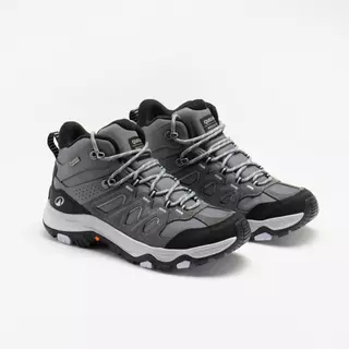 Decathlon Women’S Waterproof High-Rise Hiking Boots รองเท้าเดินป่ากันน้ำข้อสูงสำหรับผู้หญิง รุ่น Mh500 - Grey