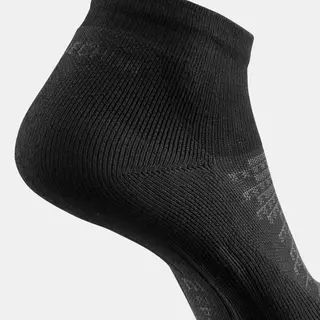 Decathlon Socks Hike 100 Mid 2-Pack ถุงเท้าหุ้มข้อเดินป่ารุ่น 100 แพ็ค 2 คู่ - Black