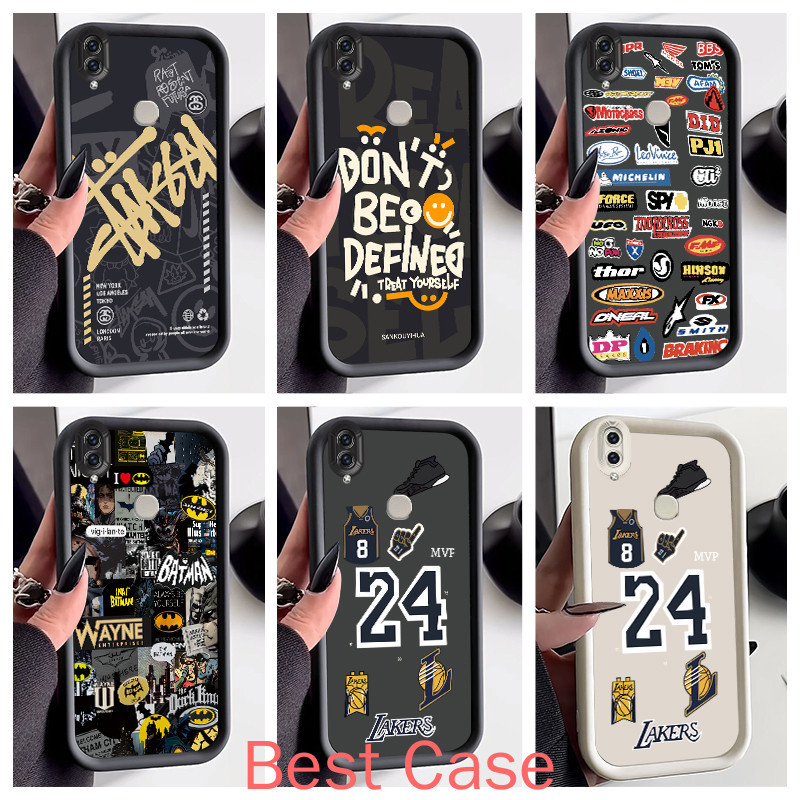 เคส Vivo Y85 เคส Vivo Y89 เคส Vivo V9 Cool Street Boy ซิลิโคนเคลือบโทรศัพท์ป้องกันการตก YQ-JGS