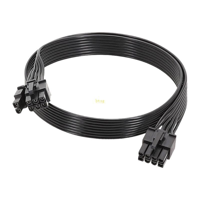 Btsg ทองแดงดีบุก 8Pin ถึง 6+2 พิน GPU สายไฟสําหรับการเชื่อมต่อ GPU ปัจจุบัน
