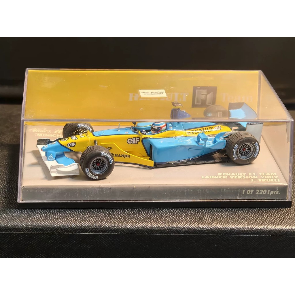 [สต๊อกพร้อมเดี่ยว] 1/43 MINICHAMPS RENAULT F1 RENAULT F1 TEAM R202 J. ทรัลลี 2002 ฤดูกาล การแก้ไข วั
