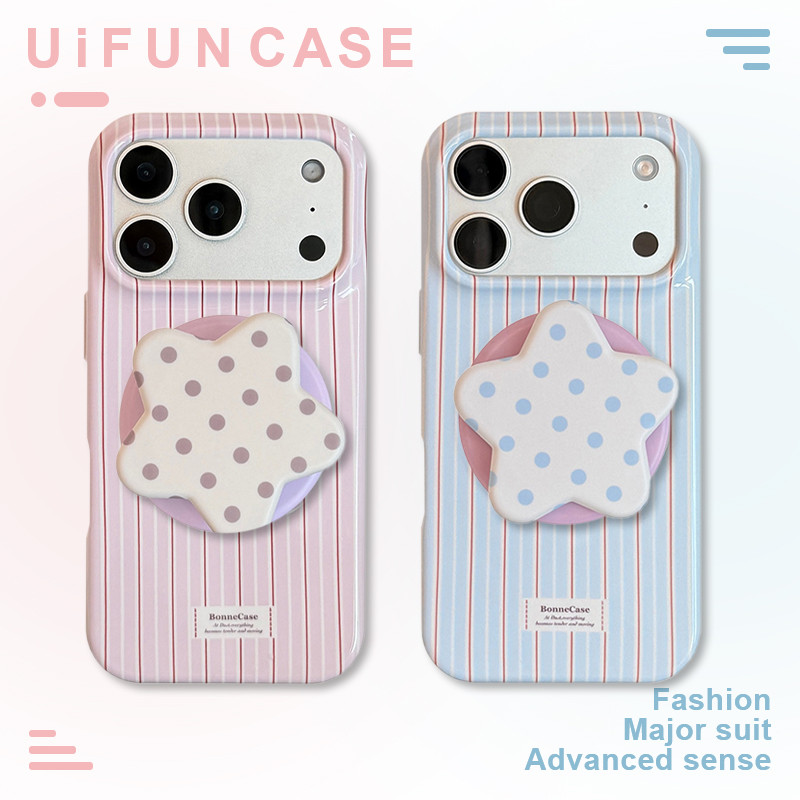 Macaron สี Contrast สีแฟชั่น Polka Dot Stripes รูปแบบเคสโทรศัพท์สําหรับ iPhone 17 16 15 14 Pro Max iPhone 13 ป้องกันกล้อง Anti-fall TPU โทรศัพท์มือถือ