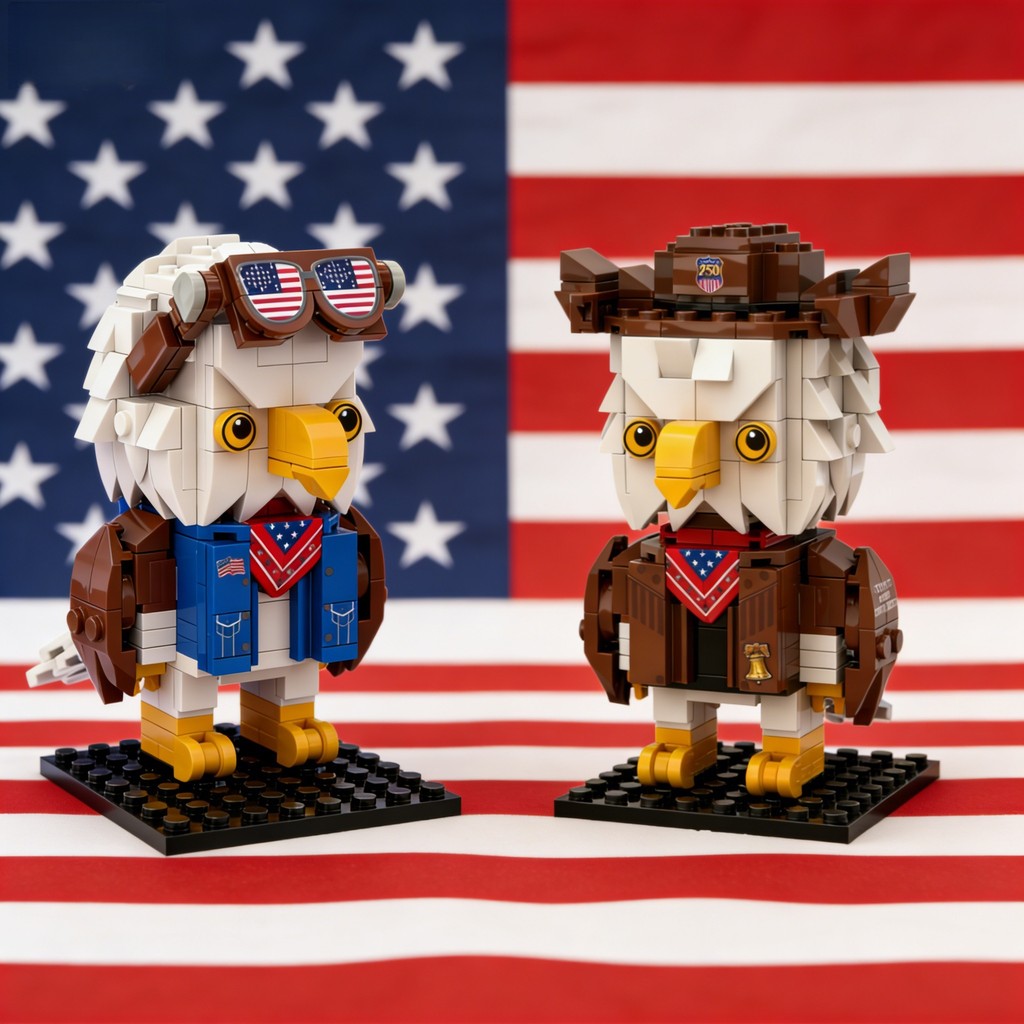 250th Anniversary Eagle 250th Anniversary Edition Eagle Building Block รุ่น yyy8.15.60