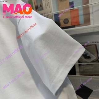 COD✅ (จัดส่งในกรุงเทพฯ) MAO Shop Printed T-shirt,ผ้าฝ้ายแท้ การ์ตูนน่ารักพิมพ์เสื้อยืดแขนสั้นสบาย ๆ #52308
