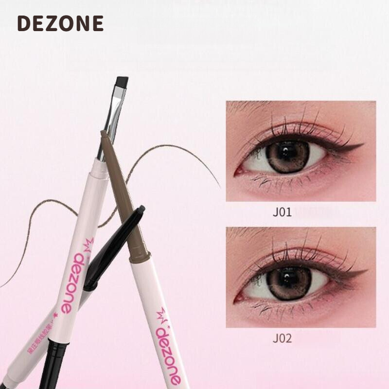 新款*DEZONE Eyeliner Silky Waterproof Extremely Thin Long-Lasting ไม่ซีดจางอายไลเนอร์