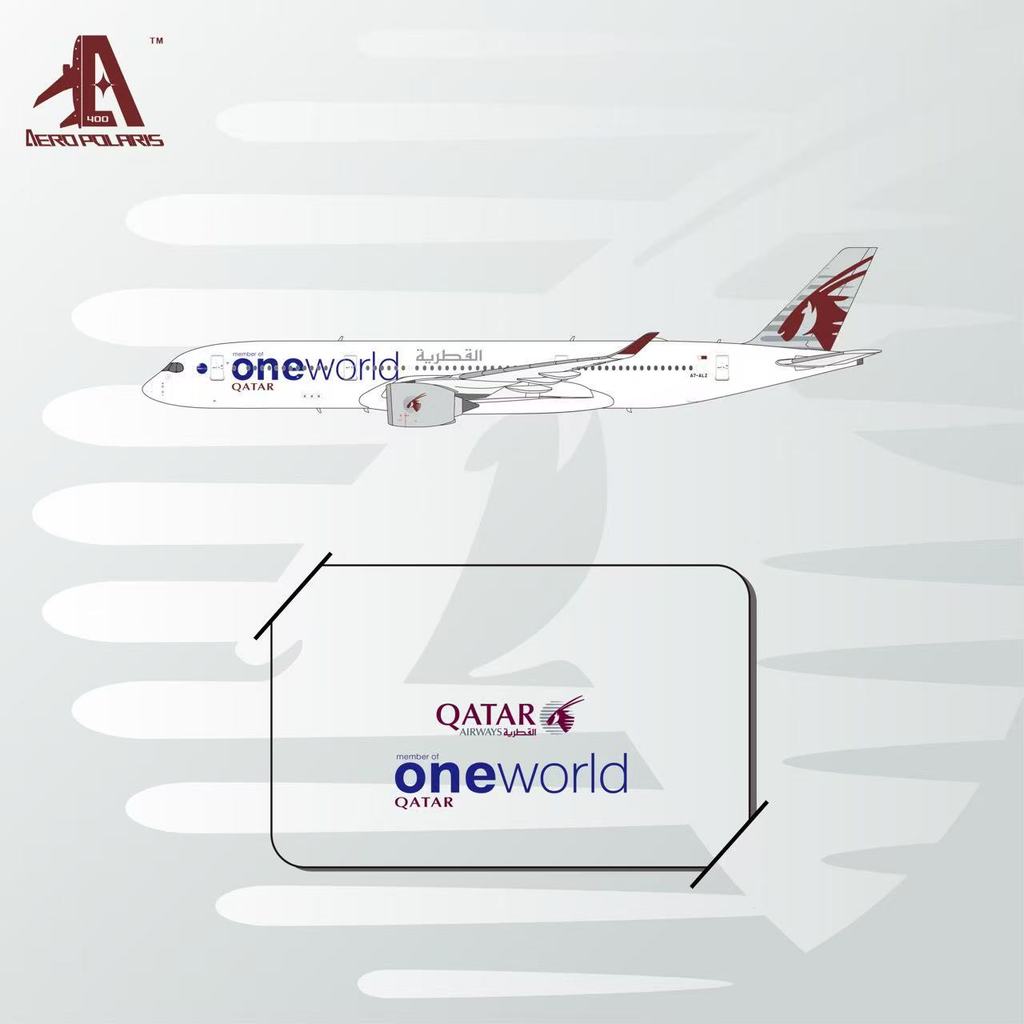 [Aero Polaris] Polaris รุ่น Katar Air A350-900 A7-ALZ 1: 400